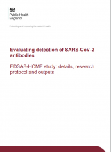 Evaluating detection of SARS-CoV-2 antibodies: EDSAB-HOME study: details, research protocol and outputs